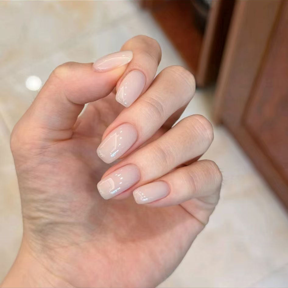 Natural Finish Press-On Nail Set Kalsten