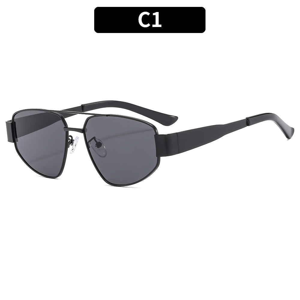 Modern Angular Shield Sunglasses