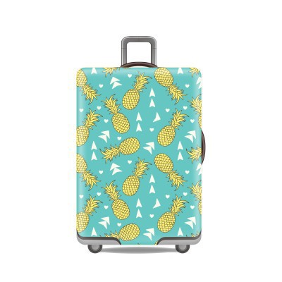 Tropical Leaf Print Hard Shell Luggage Kalsten