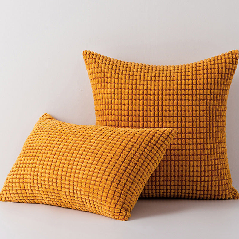 Textured Plush Decorative Pillow Set