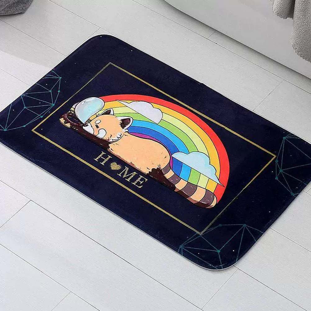 Stylish Motivational Quote Bath Mat