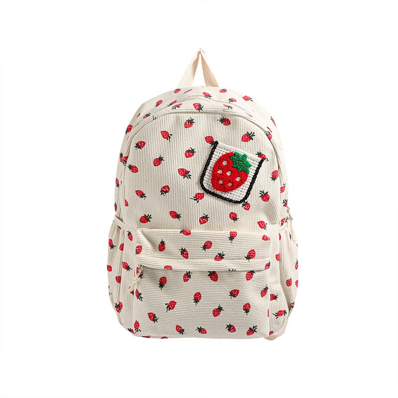 Backpack with Playful Strawberry Design Kalsten