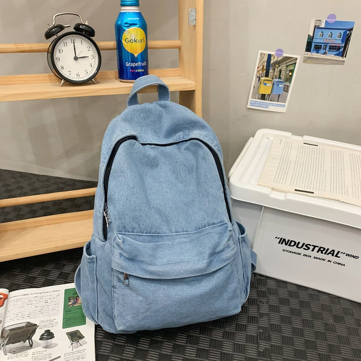 Stylish Casual Denim Backpack Kalsten