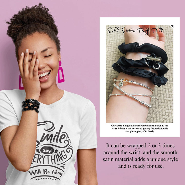 Luxurious Satin Hair Scrunchies