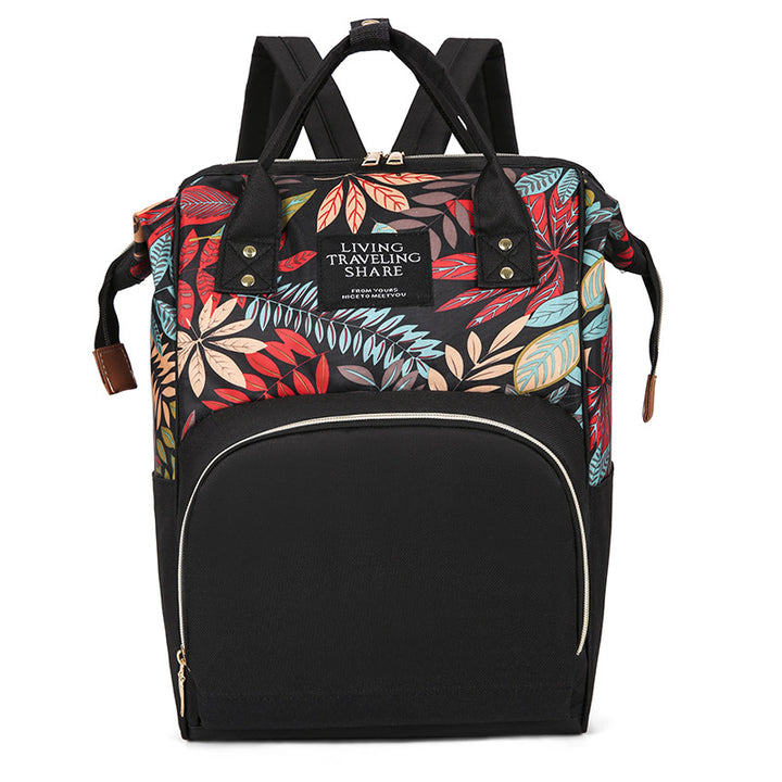 Floral Print Multi-Functional Backpack Kalsten