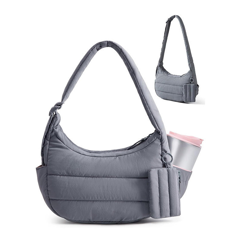 Comfortable shoulder bag with practical additional function Kalsten