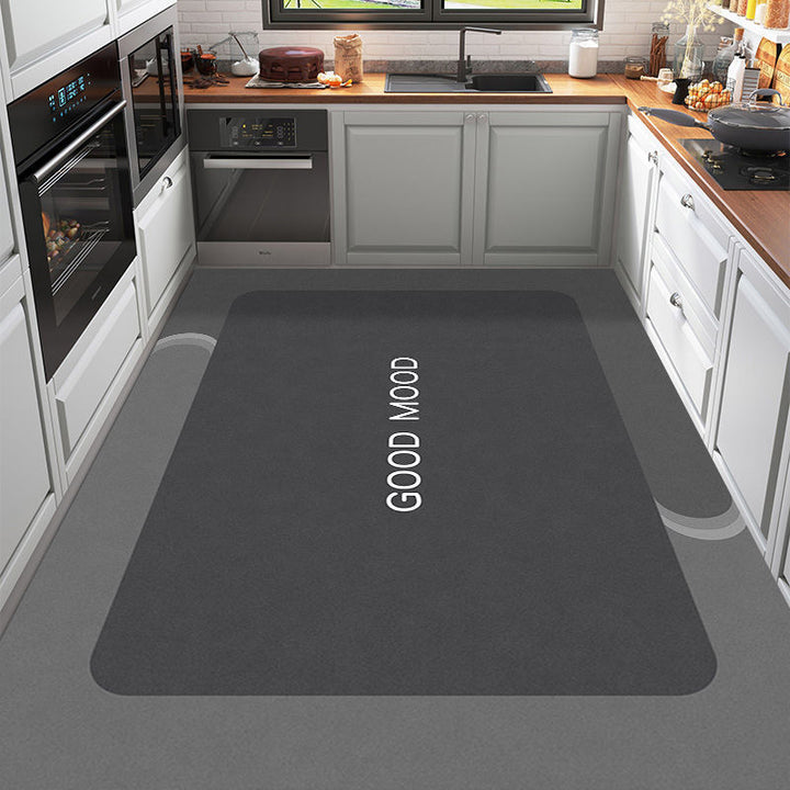 Cute Cartoon Dog-Themed Kitchen Mat