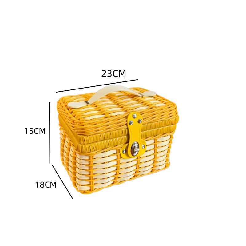Vintage Picnic Storage Basket Kalsten