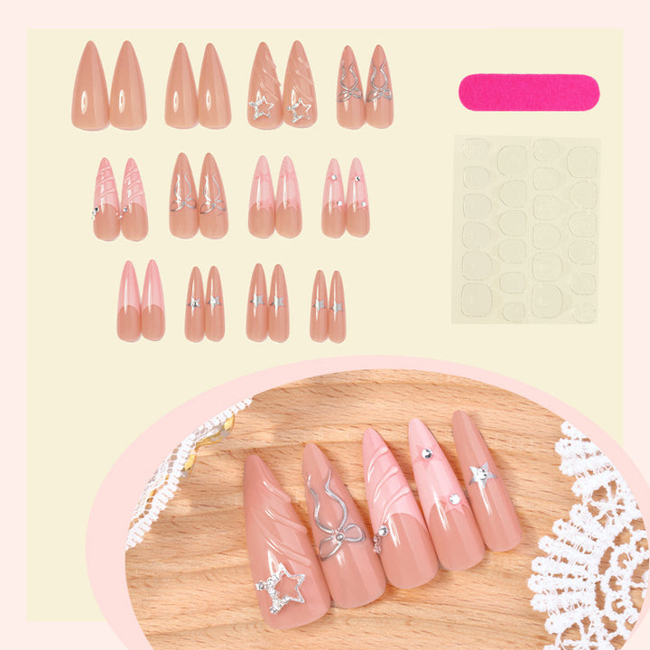 Nail set with glamour design Kalsten