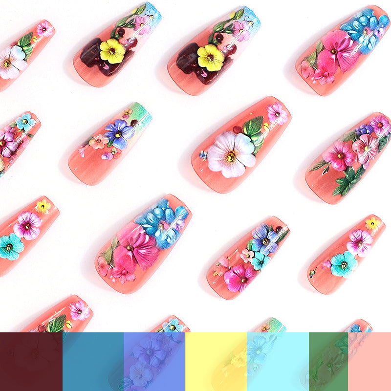 Floral 3D Nail Art Set Kalsten