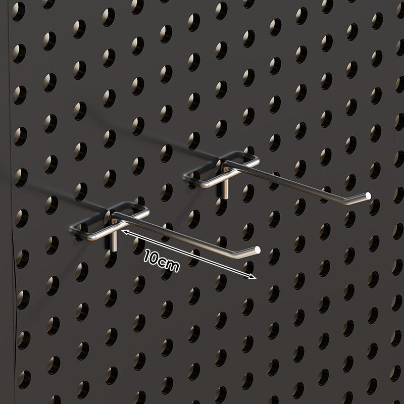 Pegboard Double-Prong Metal Hooks Compact Heavy-Duty Display Hangers
