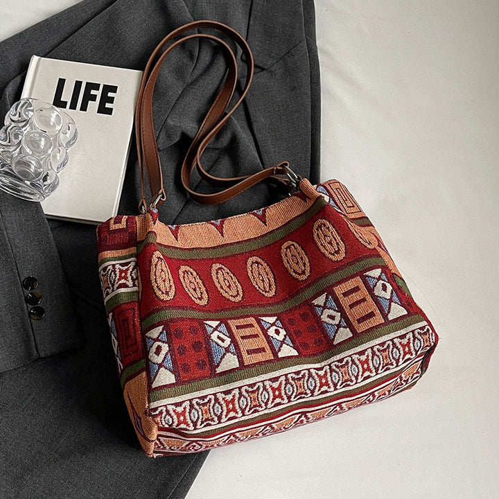 Bohemian Style Woven Handbag