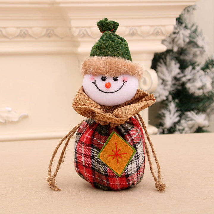 Festive Decorative Plush Snowman Gift Bag Kalsten