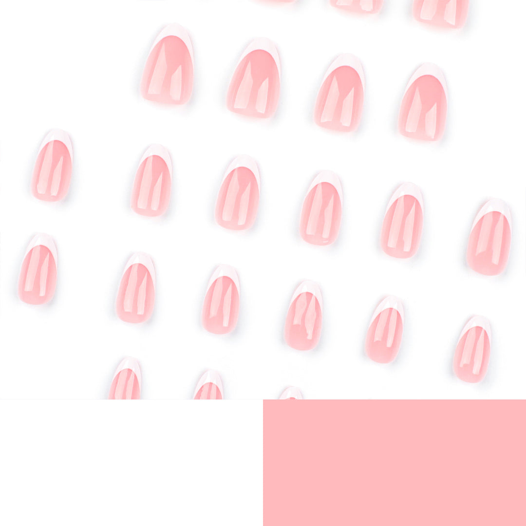 Elegant French Style Nail Extensions Kalsten