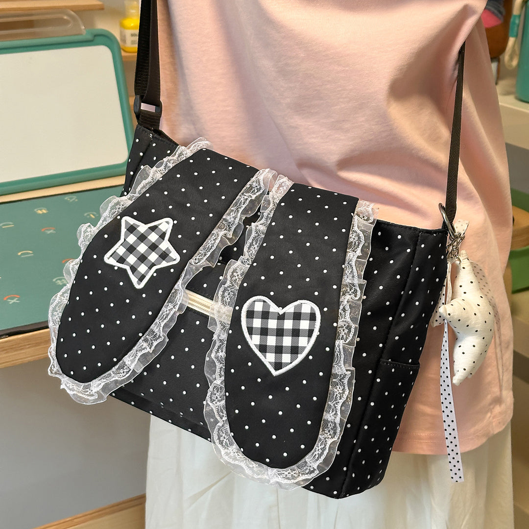 Playful Polka Dot Crossbody Bag