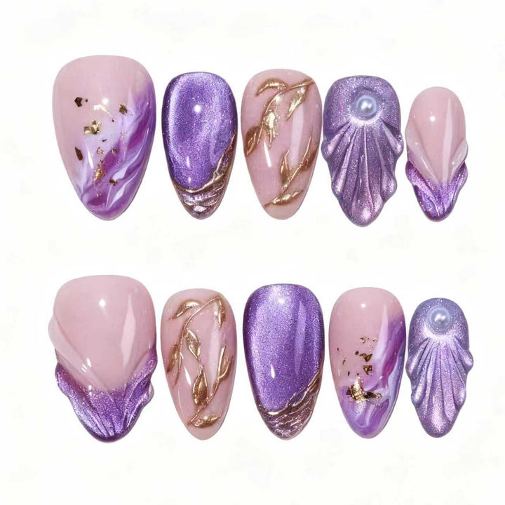 Luxury Artistic Press-On Nail Set