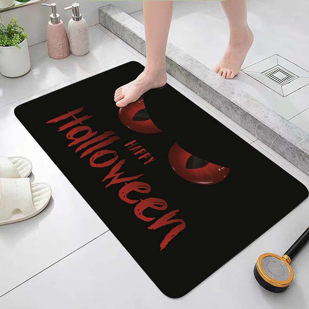 Halloween Theme Decorative Bath Mat