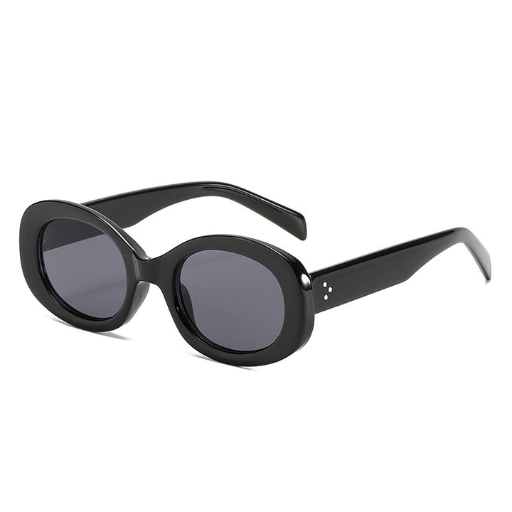 Vintage-Style Oval Frame Sunglasses Kalsten