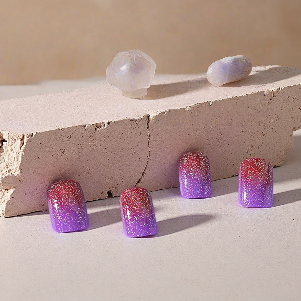 Glamorous Ombre Artificial Nails Kalsten