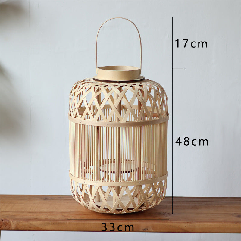 Stylish Rattan Lantern Kalsten