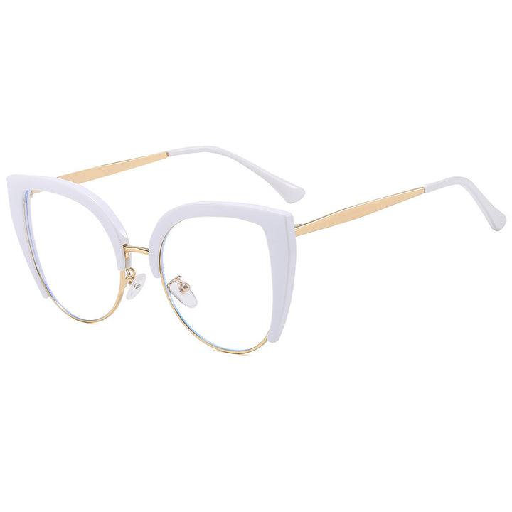 Women Fashion Cat-Eye Glasses made of Plastic with Metal Accents Kalsten