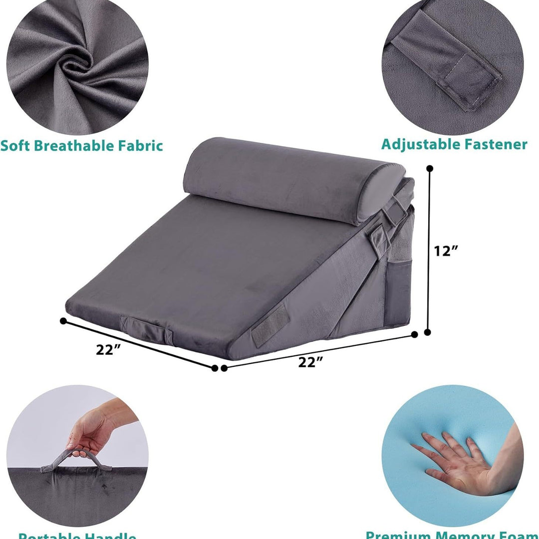 Adjustable Lounge Support Wedge Pillow