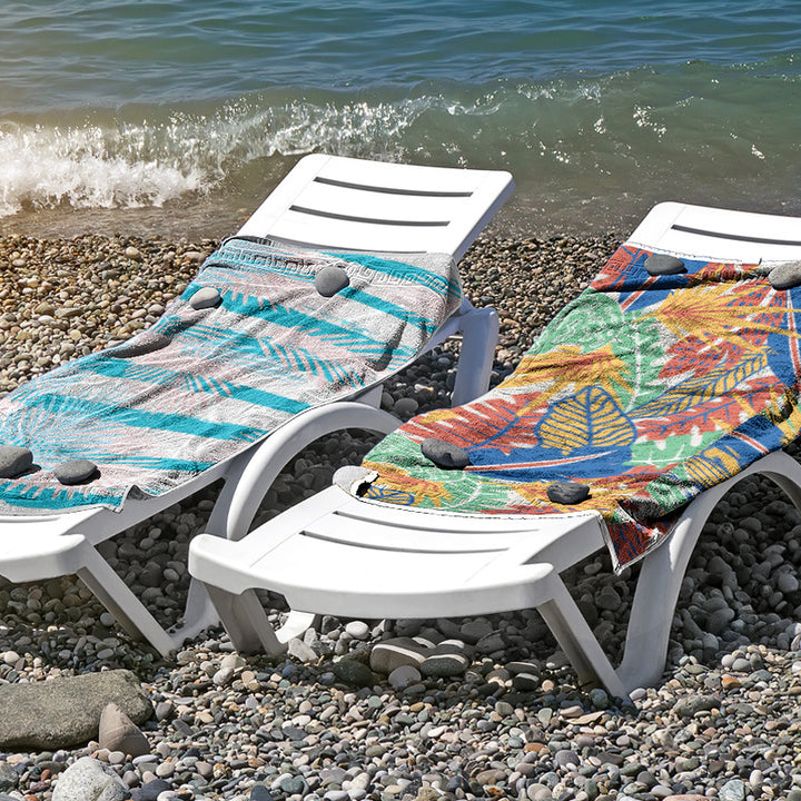 Beach towel made of skin-friendly microfiber with a creative pattern mix Kalsten