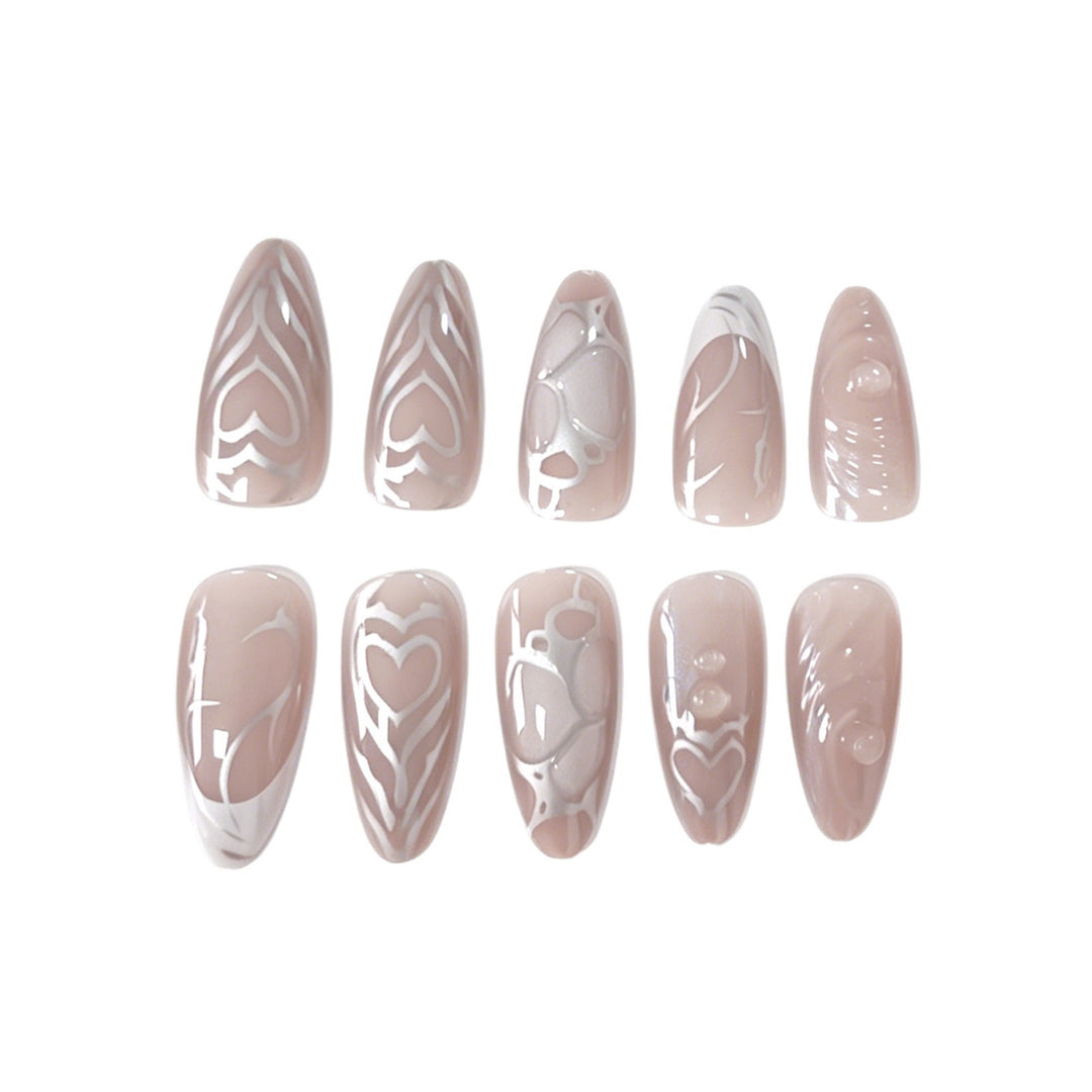 Elegant Acrylic Nail Art Design Kalsten