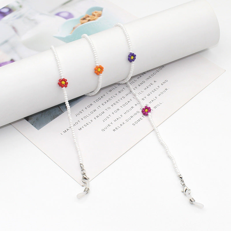 Floral Beaded Eyewear Chain Kalsten