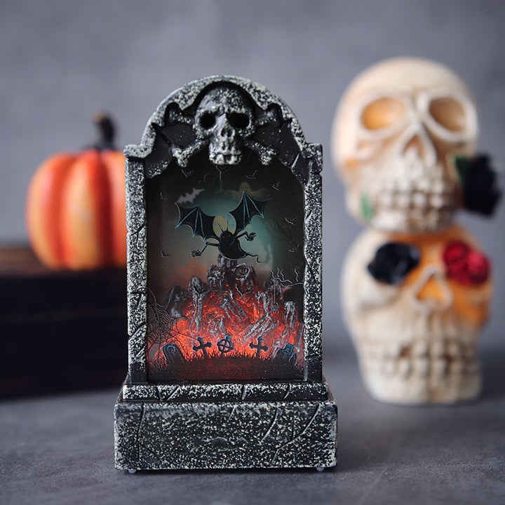 Decorative LED Haunted Graveyard Lantern Kalsten