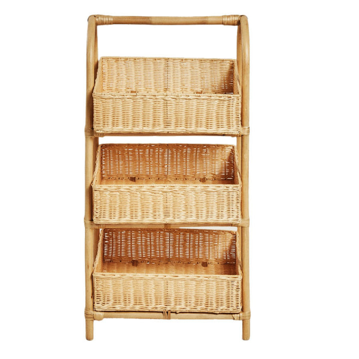 Multi-Tier Woven Storage Rack Kalsten