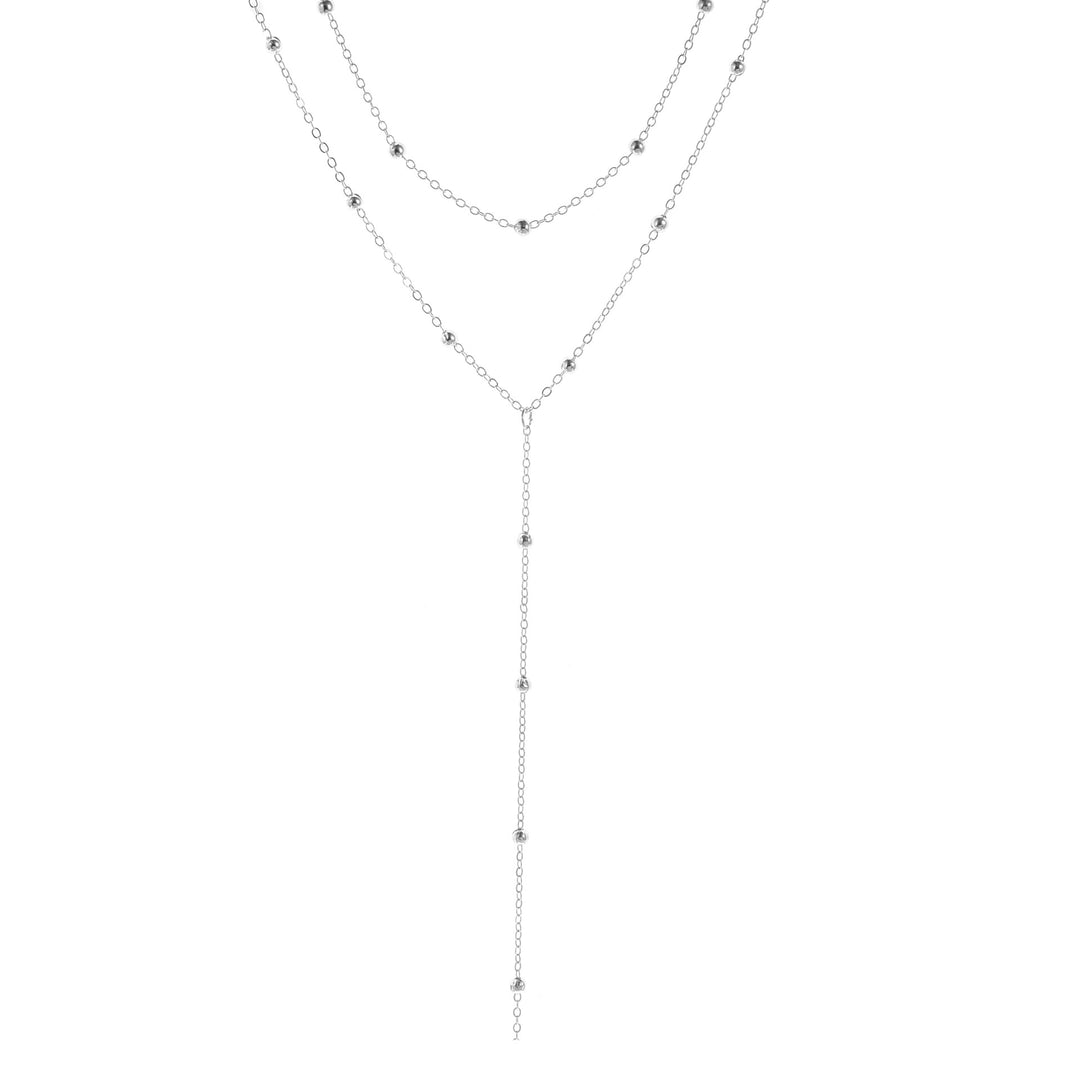 Multi-Layered Lariat Necklace Kalsten