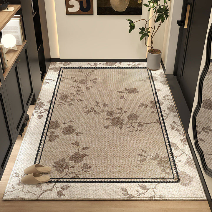 Floral Pattern Decorative Area Rug