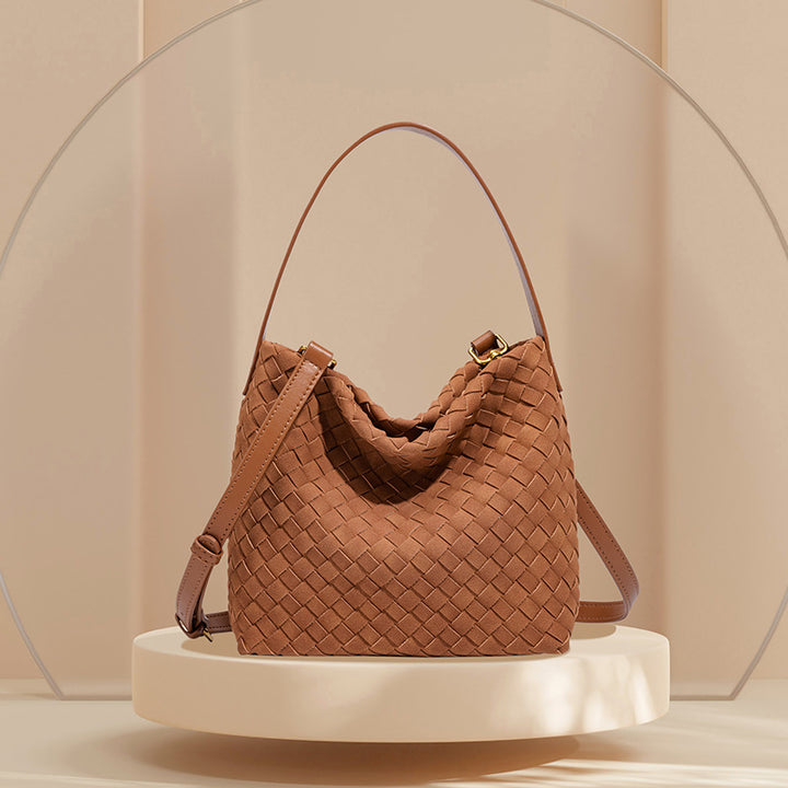 Textured Vegan Leather Crossbody Bag Kalsten