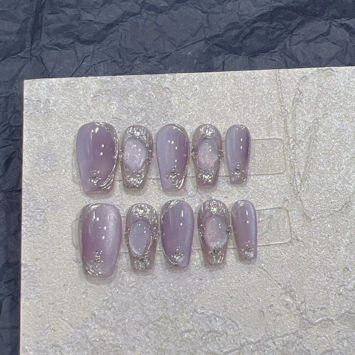 Artistic Press-On Nail Designs Kalsten
