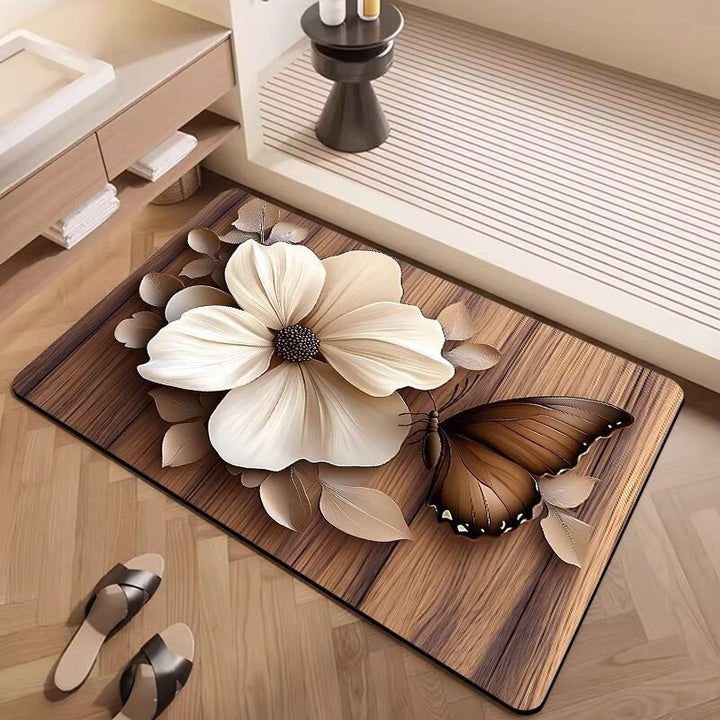 Decorative Floral Patterned Area Rug