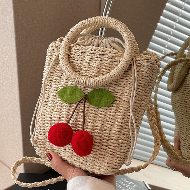 Handcrafted Straw Crossbody Bag