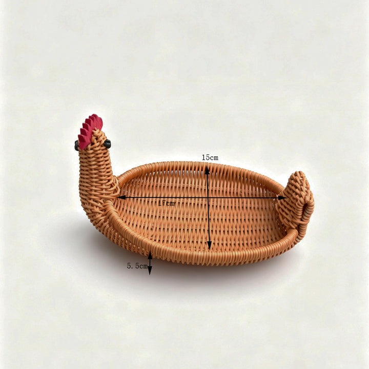 Frog-Shaped Decorative Woven Basket Kalsten