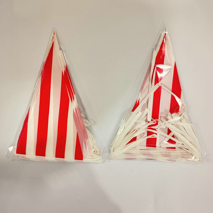Independence Day outdoor patriotic triangle pennant bunting garland with reinforced tie tape Kalsten