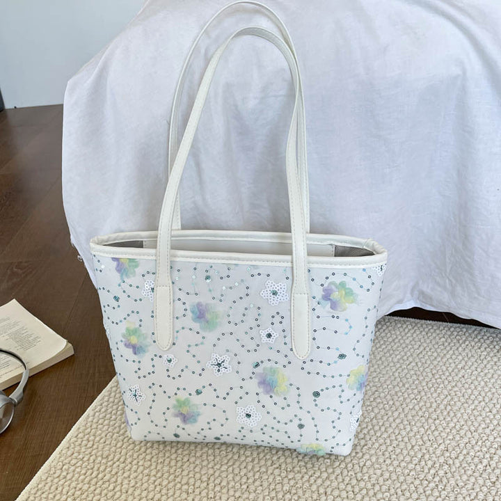 WoFloral Embellished Tote Bag Kalsten