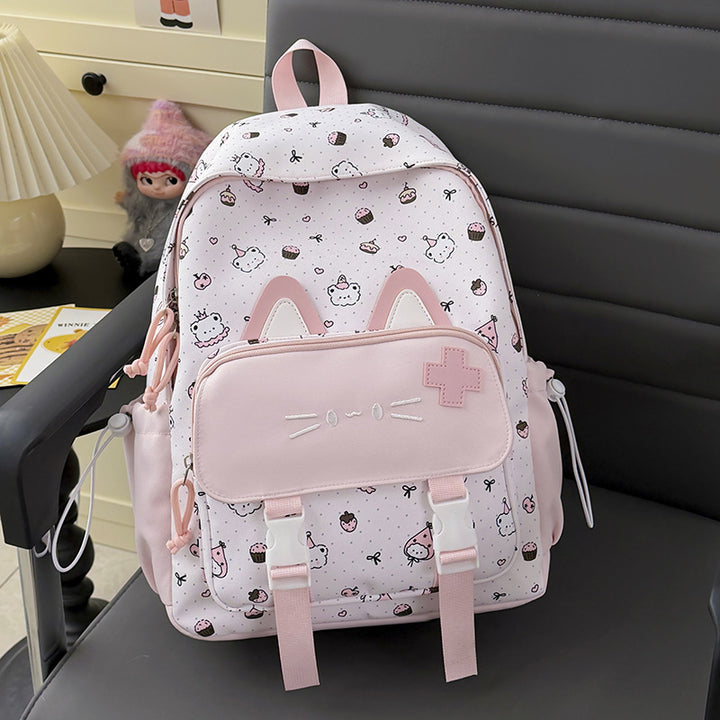 Cartoon-Themed Cat Ears Backpack Kalsten