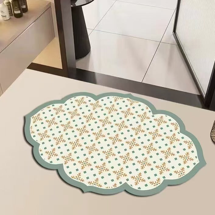 Floral Pattern Area Rug