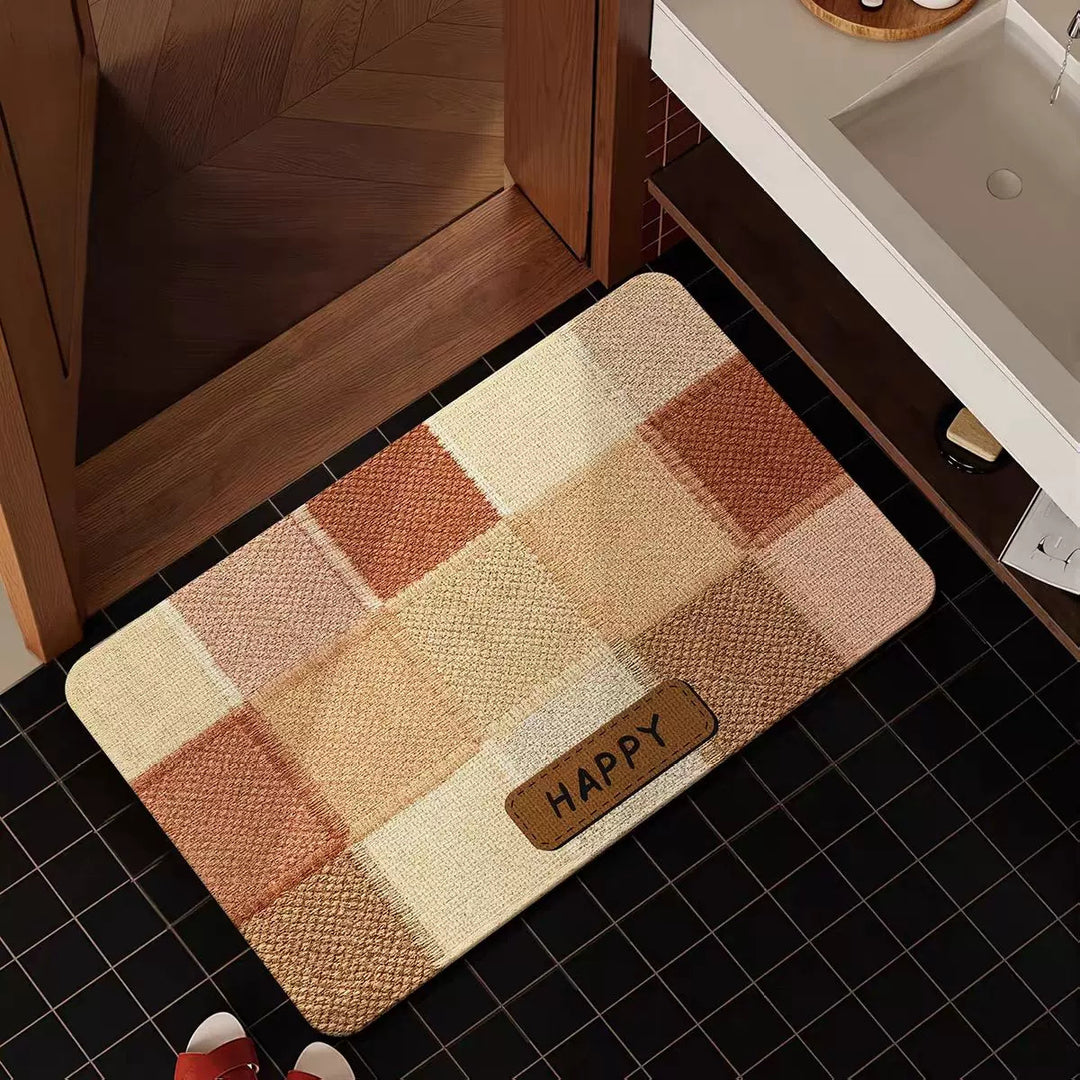 Cozy Patchwork Bath Mat Kalsten