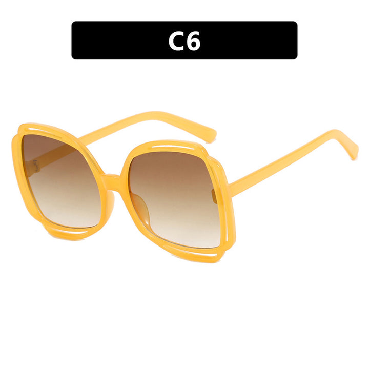 Women's oversized sunglasses in stylish retro design Kalsten