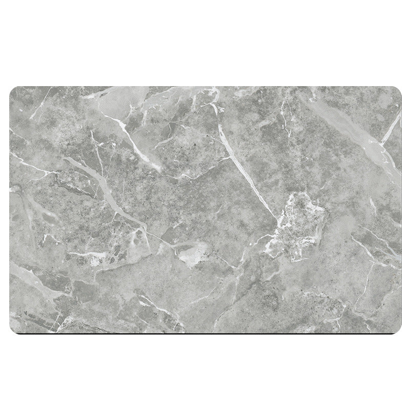 Marble Texture Bathroom Mat Kalsten