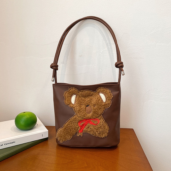 WoCute Teddy Bear Patch Handbag Kalsten