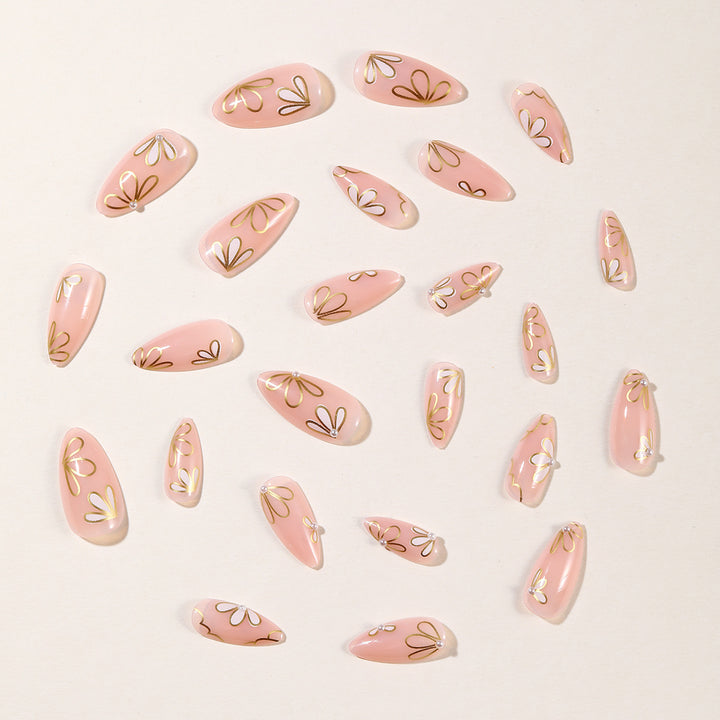 Floral-Inspired 3D Nail Art Extensions Kalsten