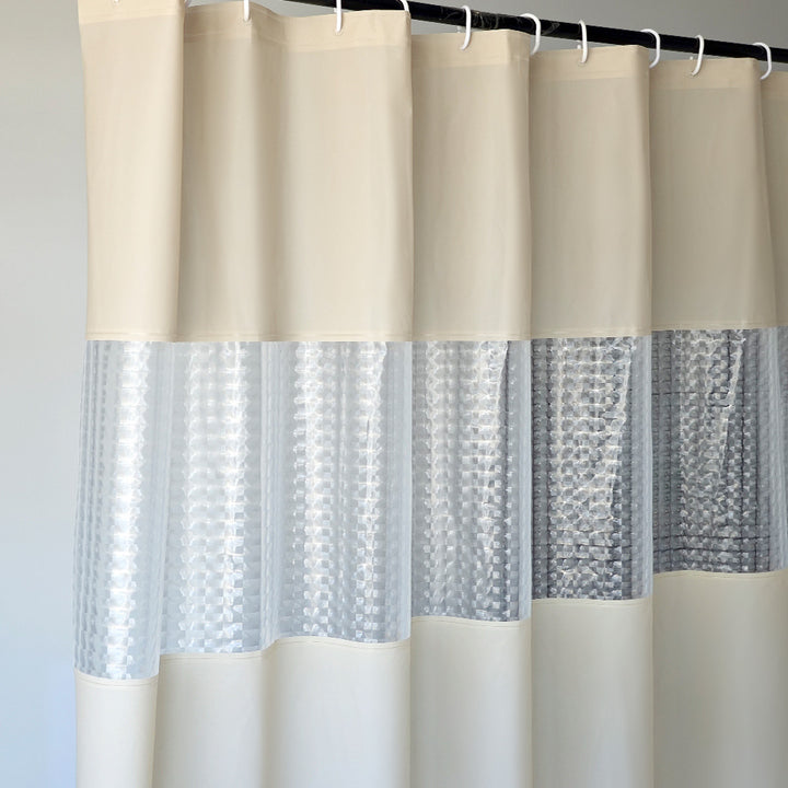 Textured Waterproof Shower Curtain Kalsten