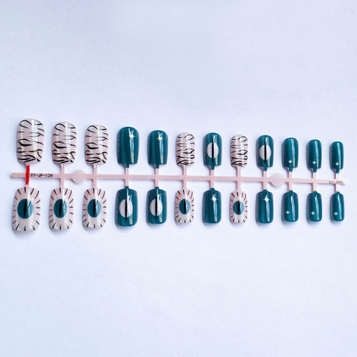 Artistic Abstract Nail Art Set