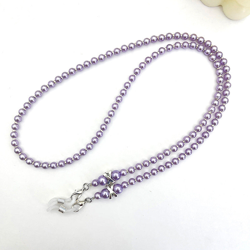 Elegant Pearl Beaded Eyewear Chain Kalsten